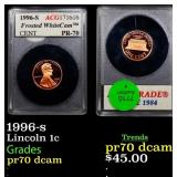 1996-s Proof Lincoln Cent 1c ACG