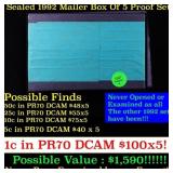 Original sealed box of 5x 1992 United States Mint