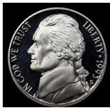 1993-s Proof Jefferson Nickel 5c Grades GEM++ Proo