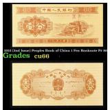 1953 (2nd Issue) Peoples Bank of China 1 Fen Bankn