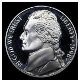 1998-s Proof Jefferson Nickel 5c Grades GEM++ Proo
