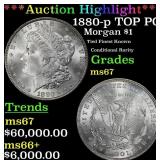 *Highlight* 1880-p Morgan Dollar TOP POP! $1 ms67