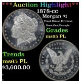 *Highlight* 1878-cc Morgan Dollar $1 ms65 PL SEGS
