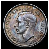 1943-S Australia 1 Shilling Silver KM# 39 Grades G