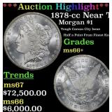 *Highlight* 1878-cc Morgan Dollar Near Top Pop! $1