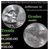 2005-d Western Waters Jefferson Nickel Westward Jo