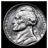 1972-d Jefferson Nickel 5c Grades GEM++ Unc