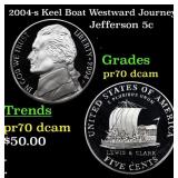 2004-s Keel Boat Proof Jefferson Nickel Westward J