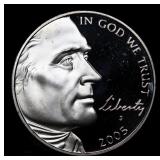 2005-s Western Waters Proof Jefferson Nickel 5c Gr