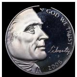 2005-s Western Waters Proof Jefferson Nickel 5c Gr