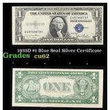 1935D $1 Blue Seal Silver Certificate Grades Selec