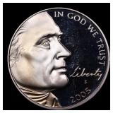 2005-s Western Waters Proof Jefferson Nickel 5c Gr