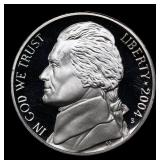 2004-s Keel Boat Proof Jefferson Nickel 5c Grades