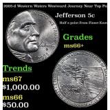 2005-d Western Waters Jefferson Nickel Westward Jo