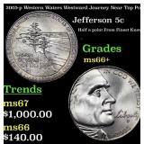 2005-p Western Waters Jefferson Nickel Westward Jo