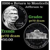 2006-s Proof Jefferson Nickel Return to Monticello