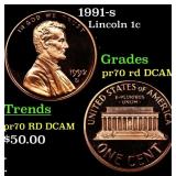 1991-s Proof Lincoln Cent 1c pr70 rd DCAM SEGS