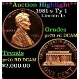 ***Auction Highlight*** 1981-s Ty 1 Proof Lincoln
