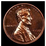 1970-s Lg Date Proof Lincoln Cent 1c Grades GEM+ P