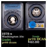 PCGS 1978-s Proof Washington Quarter 25c PCGS