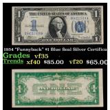 1934 "Funnyback" $1 Blue Seal Silver Certificate G