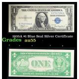 1935A $1 Blue Seal Silver Certificate Grades Choic