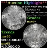 *Highlight* 1880-o Morgan Dollar Near Top Pop! $1