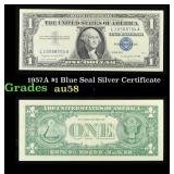 1957A $1 Blue Seal Silver Certificate Grades Choic