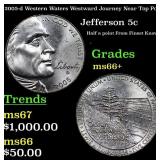 2005-d Western Waters Jefferson Nickel Westward Jo