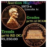 ***Auction Highlight*** 1973-s Proof Lincoln Cent