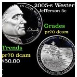 2005-s Western Waters Proof Jefferson Nickel Westw