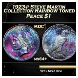 1923-p Peace Dollar Steve Martin Collection Rainbo