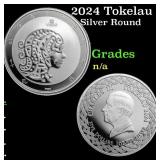 2024 Tokelau 1 oz Silver $5 Zodiac Series: Virgo C