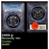 PCGS 1989-p Kennedy Half Dollar 50c ms63 PCGS