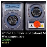 PCGS 2018-d Cumberland Island NP Washington Quarte