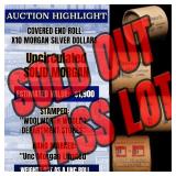 *EXCLUSIVE* x10 Morgan Covered End Roll! Marked "U