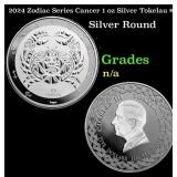2024 Zodiac Series Cancer 1 oz Silver Tokelau $5
