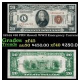 1934A $20 FRN Hawaii WWII Emergency Currency Grade