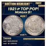 IO 1921-p Morgan Dollar TOP POP! $1 ms67+ SEGS