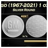 General Motors Logo (1967-2021) 1 oz .999 Silver R