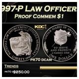 1997-P Law Officers Proof Modern Commem Dollar $1