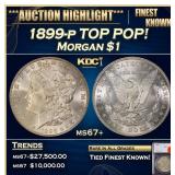 1899-p Morgan Dollar TOP POP! $1 ms67+ SEGS