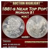 IO 1881-s Morgan Dollar Near Top Pop! $1 ms68+ SEG