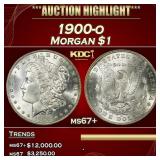 IE 1900-o Morgan Dollar $1 ms67+ SEGS