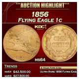 IE 1856 Flying Eagle Cent 1c ms64 USCG