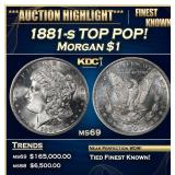 1881-s Morgan Dollar TOP POP! $1 ms69 SEGS