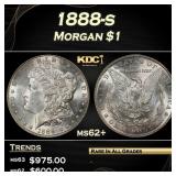 IS 1888-s Morgan Dollar $1 Grades ms62+