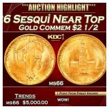 IS 1926 Sesqui Gold Commem Near Top Pop! $2 1/2 ms