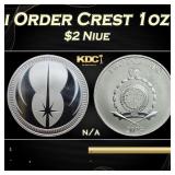 2023 Star Wars Jedi Order Crest 1oz .999 Silver $2