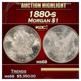 IS 1880-s Morgan Dollar $1 ms68 SEGS